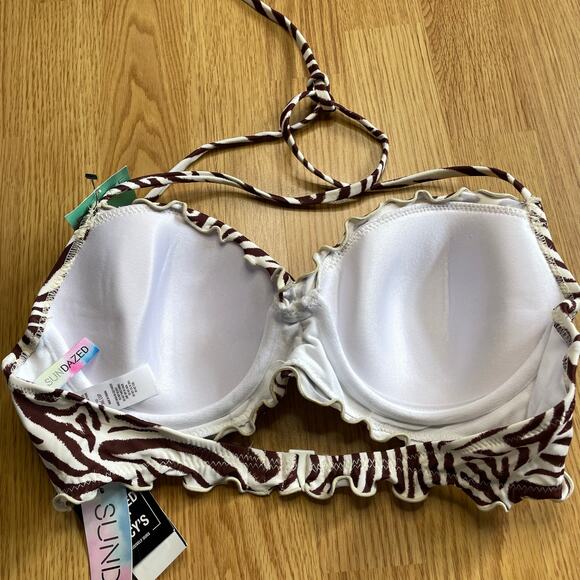 Sundazed Zebra Print Bikini, 36C - Picture 5 of 9